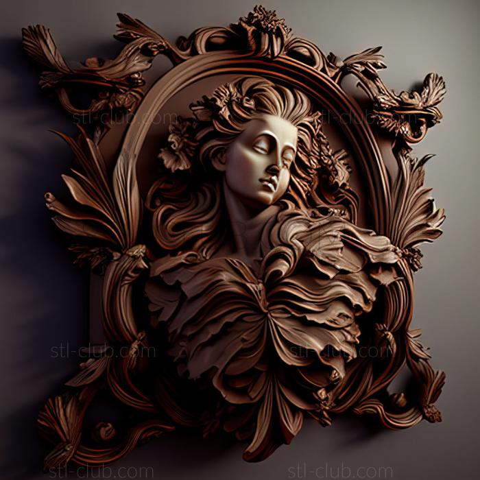 3D model st baroque (STL)